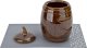Chomik Beczka ceramiczna na ogórki 3,5 L brązowa 5