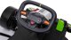 Jokomisiada Gokart Fast 3 Drift na akumulator dla dzieci Biały + Funkcja driftu + Silniki 2x150W + Radio LED + Pasy 15