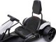 Jokomisiada Gokart Fast 3 Drift na akumulator dla dzieci Biały + Funkcja driftu + Silniki 2x150W + Radio LED + Pasy 18