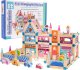 Triton Drewniany Domek Księżniczki dla dzieci 3+ Klocki 278 el. + Figurki + Łączniki + Instrukcja 1