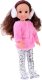 Jokomisiada Urocza Lalka 38 cm Różowe futerko i nauszniki zimowe ubranie ZA4767 2