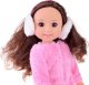 Jokomisiada Urocza Lalka 38 cm Różowe futerko i nauszniki zimowe ubranie ZA4767 3