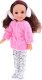 Jokomisiada Urocza Lalka 38 cm Różowe futerko i nauszniki zimowe ubranie ZA4767 5