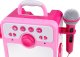 Jokomisiada Muzyczny głośnik różowy Boombox dla dzieci z mikrofonem IN0166 6