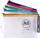 Apli Torebka APLI Zipper Bag, A6, 168x125 mm, mix kolorów 1