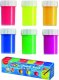Keyroad Farby plakatowe KEYROAD, 6x22ml, pędzelek gratis, neonowe , w pudełku, mix kolorów 7