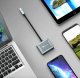 HUB USB Reagle Reagle HUB USB-C Adapter Dual 2x HDMI 4K MST USB MacBook M1 M2 M3 PD 100W 3
