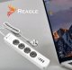 Listwa zasilająca Reagle REAGLE LISTWA ZASILAJĄCA 1,5M 4 GNIAZDA 4x USB 5V 3.4A USB-C ANTYPRZEPIĘCIOWA 3