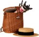 WickerPL Plecak Scout Torebka wiklinowa 29x19 H28 cm (wieko i dno kosza: 25x17 cm) 12