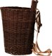 WickerPL Plecak wiklinowy do zbioru owoców, wiklina niekorowana 44x39 H50/60 cm 4