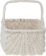 WickerPL Wiklinowy Kosz na Zakupy w Kolorze kremowym holenderski 42x32 H23 cm 1