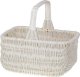 WickerPL Wiklinowy Kosz na Zakupy w Kolorze kremowym holenderski 42x32 H23 cm 2