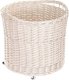 WickerPL Wybielany Wiklinowy Kosz na Kółkach 50 H40/44 cm 2