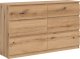 BogFran Komoda duża z szufladami niska dąb Evoke REMI RM03 6
