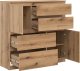 BogFran Komoda duża z szufladami dąb Evoke REMI RM06 7