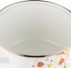 Emalia Pleszew Garnek emaliowany Emalia Polska Pleszew Grzybki 20 cm 3,75 l 3