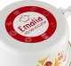 Emalia Pleszew Rondel emaliowany Emalia Polska Pleszew Grzybki 16 cm 1,15 l 6