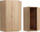Bestseller Szafa Narożna z drążkiem i półkami Sz06 Dąb Sonoma 55x106x193 cm 1