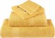 vidaXL vidaXL Ręczniczki premium, 2 szt., złote, 30x30 cm, bawełna, 600 g/cm 3