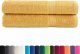 vidaXL Ręczniki premium, 2 szt., złote, 100x200 cm, bawełna 100% 2