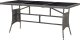 vidaXL vidaXL Stół ogrodowy, szary, 170 x 80 x 74 cm, polirattan 4