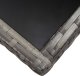 vidaXL vidaXL Stół ogrodowy, szary, 170 x 80 x 74 cm, polirattan 5