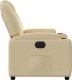 vidaXL vidaXL Elektryczny fotel rozkładany, kremowy, obity tkaniną 10