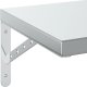 vidaXL vidaXL Półki ścienne, 2 szt., 100x30 cm, srebrna stal nierdzewna 7