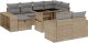 vidaXL vidaXL 11-cz. zestaw mebli ogrodowych z poduszkami, beżowy, polirattan 2