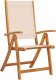 vidaXL vidaXL Składane krzesła ogrodowe, 4 szt., drewno akacjowe i textilene 3