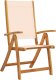 vidaXL vidaXL Składane krzesła ogrodowe, 8 szt., drewno akacjowe i textilene 3