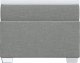 vidaXL Łóżko kontynentalne z materacem, jasnoszare, tkanina, 100x200cm 4