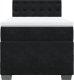 vidaXL vidaXL Łóżko kontynentalne z materacem, czarne, aksamit 80x200 cm 6