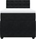 vidaXL vidaXL Łóżko kontynentalne z materacem, czarne, aksamit 80x200 cm 6