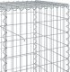 vidaXL Kosz gabionowy z pokrywą, 500x50x100 cm, galwanizowane żelazo 6