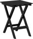 vidaXL vidaXL Stolik boczny, składany, czarny, lite drewno topolowe 6