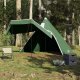 Namiot turystyczny vidaXL Namiot turystyczny typu tipi, 5-os., zielony, wodoszczelny 4