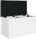 vidaXL vidaXL Ławka ze schowkiem, biała, 82x42x45 cm, materiał drewnopochodny 4