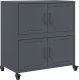 vidaXL vidaXL Szafka, antracytowa, 68,5x39x72 cm, stal walcowana na zimno 1