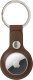 dbramante Copenhagen - AirTag Key Ring - Dark Tan/Silver 1