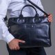 Torba dbramante Kronborg - 16" (2nd Gen) - Full grain leather bag for notebook until 16" - Black 7