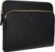 Torba dbramante Paris+ Pebbled full-grain leather sleeve for MacBook Pro 14'' and 14'' Laptop - Night Black 4