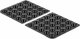Delock Rubber feet round self-adhesive 10 x 3 mm 50 pieces black 1