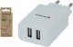 Ładowarka Swissten Travel charger smart IC 2x USB 2,1A power white 9