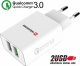 Ładowarka Swissten Travel charger 2x USB QC 3.0 + USB, 23W black 5