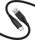 Kabel USB Swissten USB-A - USB-C 1.5 m Czarny (71531010) 3