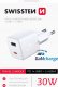 Ładowarka Swissten Mini Gan Travel Charger 1x USB-C + 1xUSB 30W Power Delivery 3