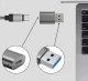 Adapter USB Swissten 55500200 USB-A - USB-C Srebrny  (55500200) 3