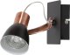 Kinkiet Candellux Lampa ścienna kinkiet 1X50W GU10 czarno-miedziana Markus 91-35554 1