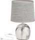 Lampa stołowa Candellux Adelina lampa stołowa marmur+szary abażur szary 41-24381 1